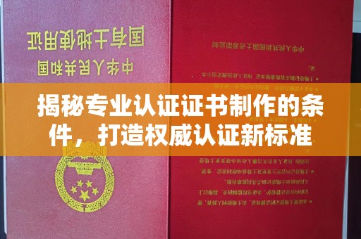 建始揭秘专业认证证书制作的条件，打造权威认证新标准