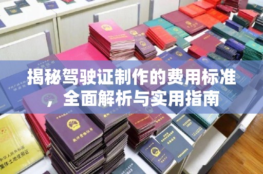 建始揭秘驾驶证制作的费用标准，全面解析与实用指南