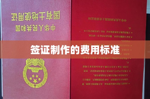 建始签证制作的费用标准